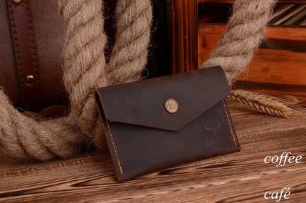 Envelope Style Leather Wallet for Men - Wnkrs