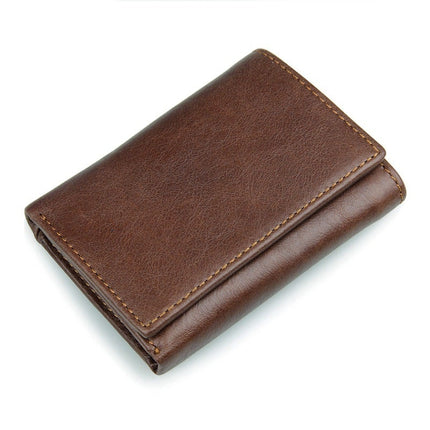 TriFold Leather Wallet for Men - Wnkrs