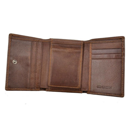 TriFold Leather Wallet for Men - Wnkrs