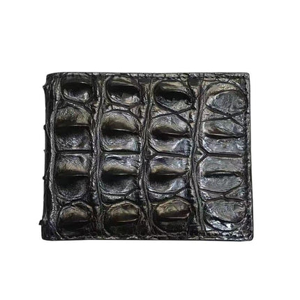 Men's Leather Crocodile Patterned Wallet - Wnkrs