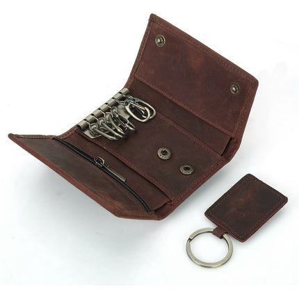 Men's Vintage Cowhide Key Wallet - Wnkrs