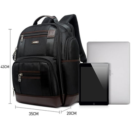 Men's Navy Color Laptop Backpack - Wnkrs