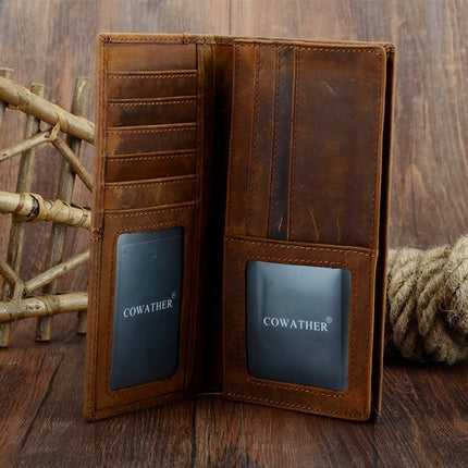 Fashion Coffee Men's Genuine Leather Wallet - Wnkrs