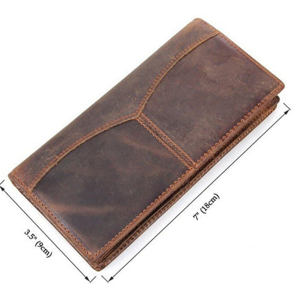 Fashion Coffee Men's Genuine Leather Wallet - Wnkrs