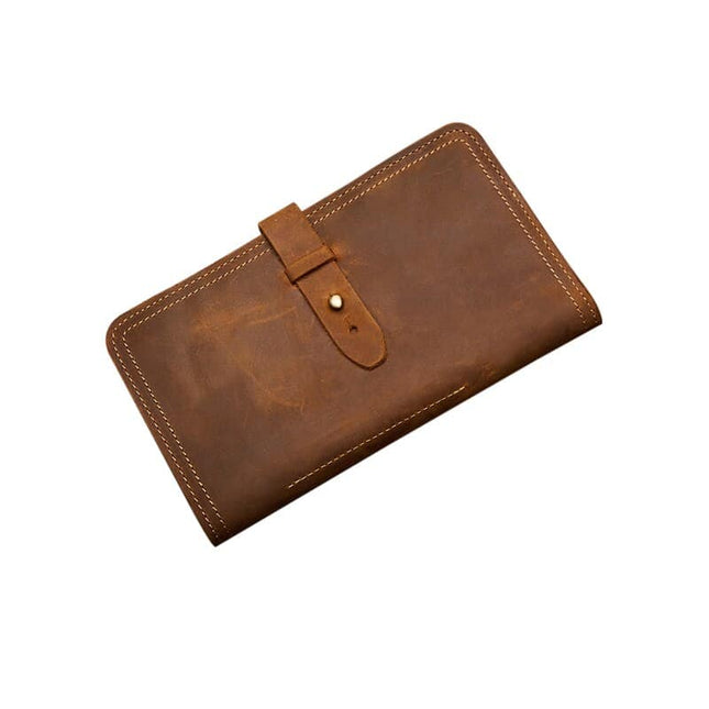 Fashion Large Capacity Men's Genuine Leather Long Wallet - Wnkrs