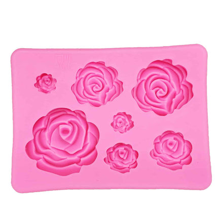 Rose Flowers Shaped Silicone Cake Mold - wnkrs