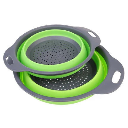 Round Foldable Silicone Colander - wnkrs