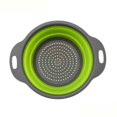 Round Foldable Silicone Colander - wnkrs