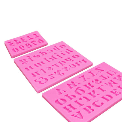 Letter and Number Silicone Cake Molds - wnkrs