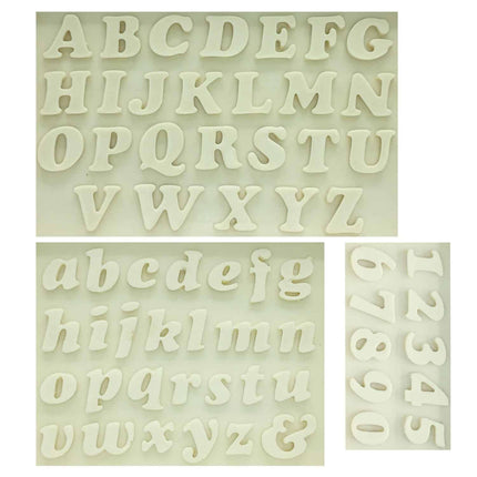 Letter and Number Silicone Cake Molds - wnkrs