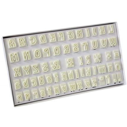 Uppercase and Lowercase Alphabet Cookie Cutters Set - wnkrs