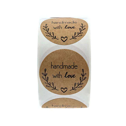 Handmade Label Roll of Stickers - wnkrs