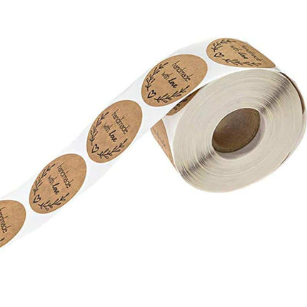 Handmade Label Roll of Stickers - wnkrs