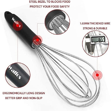 Stainless Steel Wire Manual Whisks 3 pcs Set - wnkrs