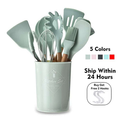 Silicone Cooking Utensils Set - wnkrs