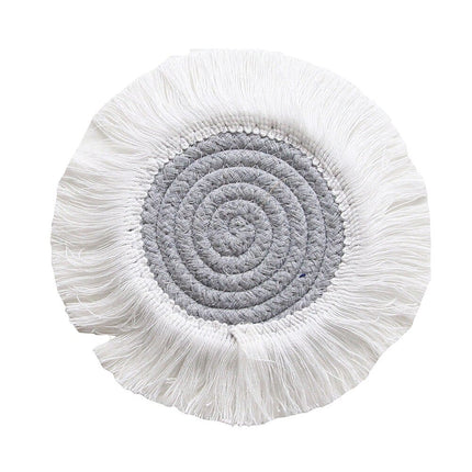 Bohemian Style Macrame Cup Pad Candle - wnkrs