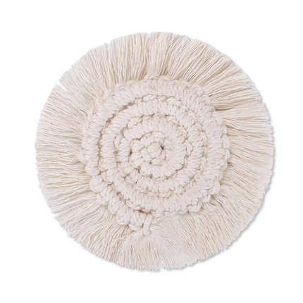 Bohemian Style Macrame Cup Pad Candle - wnkrs
