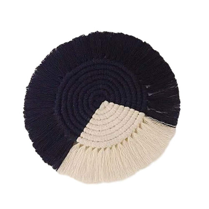 Bohemian Style Macrame Cup Pad Candle - wnkrs