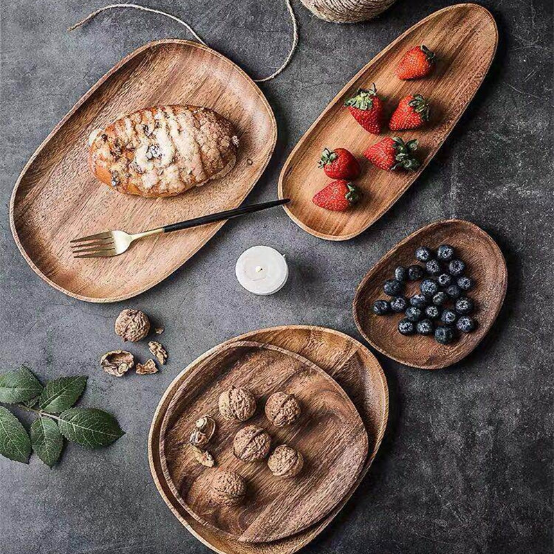 Laconic Design Wooden Plate