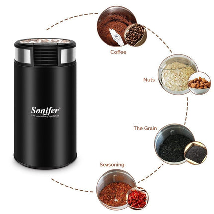 Mini Electric Stainless Steel Coffee Beans Grinder - wnkrs