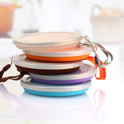 Colorful Folding Silicone Cup with Strap - wnkrs