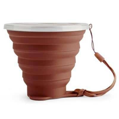 Colorful Folding Silicone Cup with Strap - wnkrs