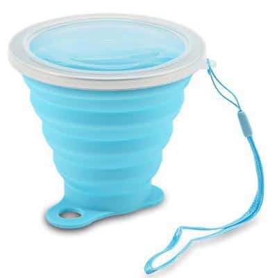 Colorful Folding Silicone Cup with Strap - wnkrs