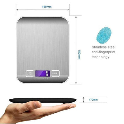 Stainless Steel Digital Kitchen Scale - wnkrs