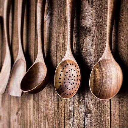 Natural Wood Cooking Spoons - wnkrs