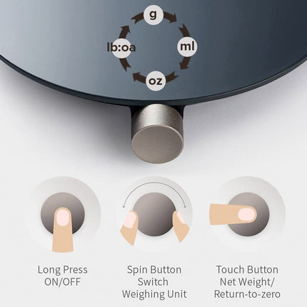 Mini LED Smart Kitchen Scale - wnkrs