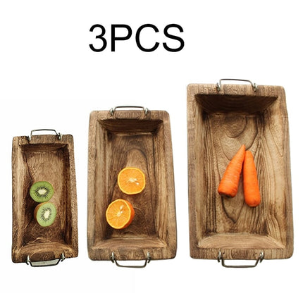 Rectangle Solid Wooden Trays - wnkrs
