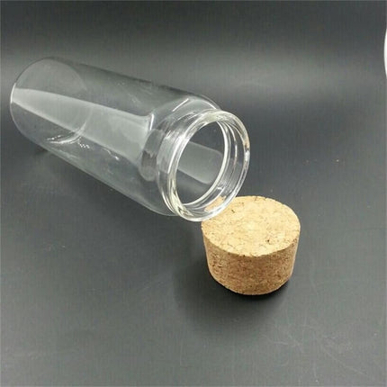 Transparent Glass Bottle with Cork - wnkrs