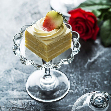 Glass Cake Tray with Lid - wnkrs