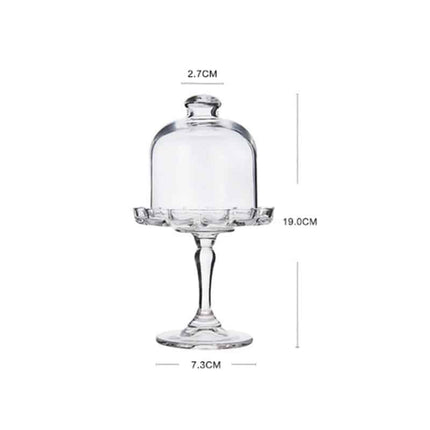 Glass Cake Tray with Lid - wnkrs