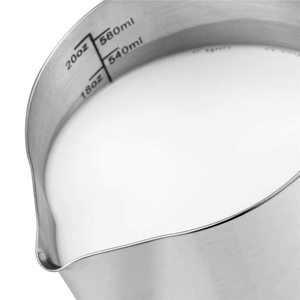 Silver Milk Frothing Pitcher Jug - wnkrs