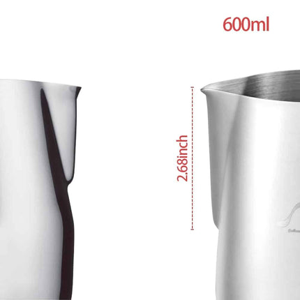 Silver Milk Frothing Pitcher Jug - wnkrs