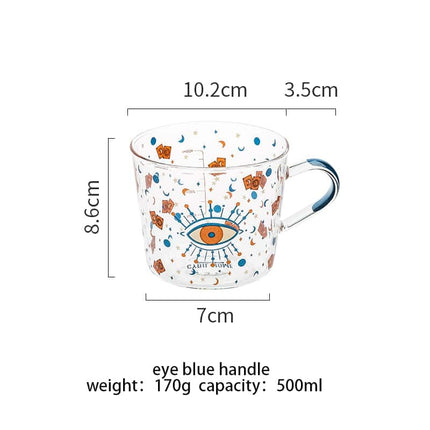 Boho Style Glass Tea Cup - wnkrs