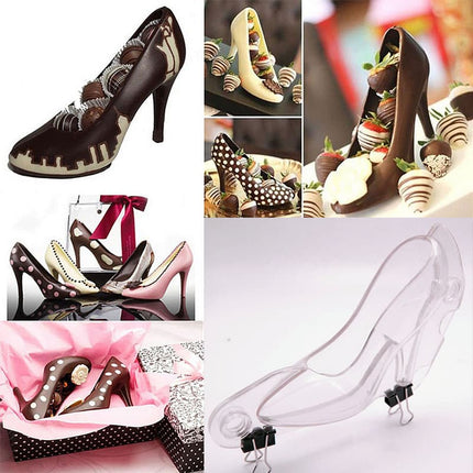 High-Heel Shoes Shaped Plastic Chocolate Molds - wnkrs