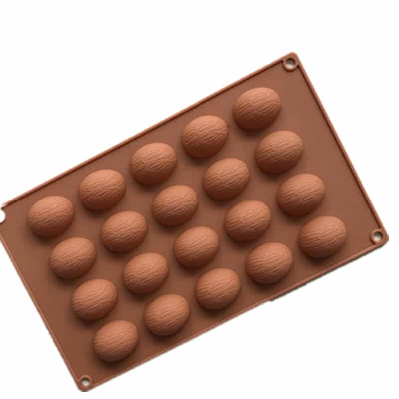 Cute Walnut Shaped Silicone Chocolate Mold