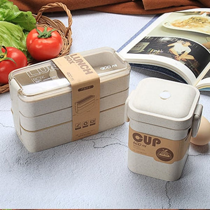 Eco-Friendly Wheat Straw Lunch Boxes and Soup Cups - wnkrs