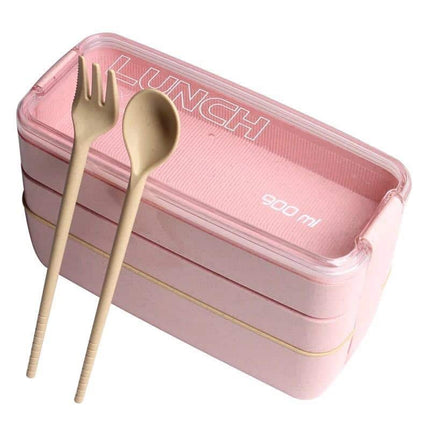 Portable 3 Layered Lunch Box - wnkrs