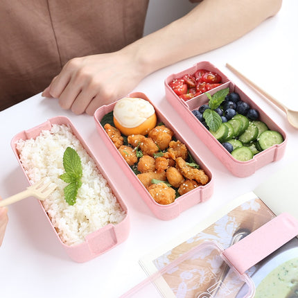 Portable 3 Layered Lunch Box - wnkrs