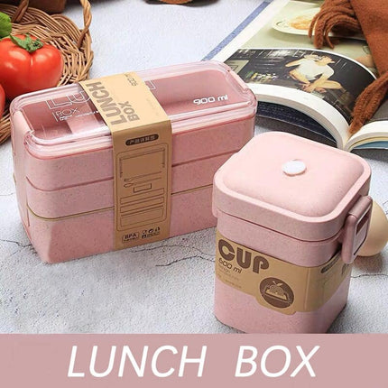 Portable 3 Layered Lunch Box - wnkrs
