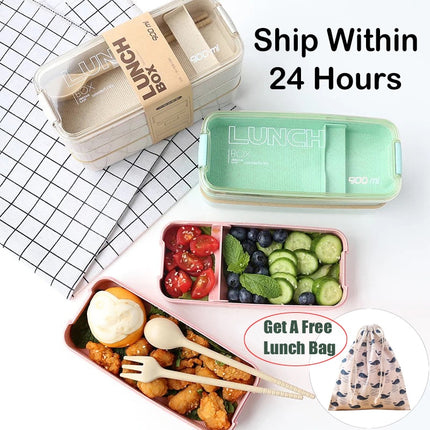 Portable 3 Layered Lunch Box - wnkrs