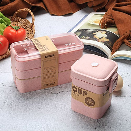 Portable 3 Layered Lunch Box - wnkrs