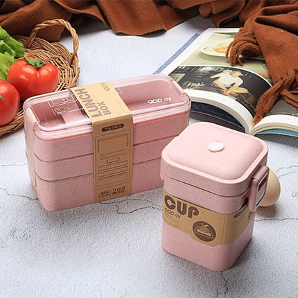 Portable 3 Layered Lunch Box - wnkrs