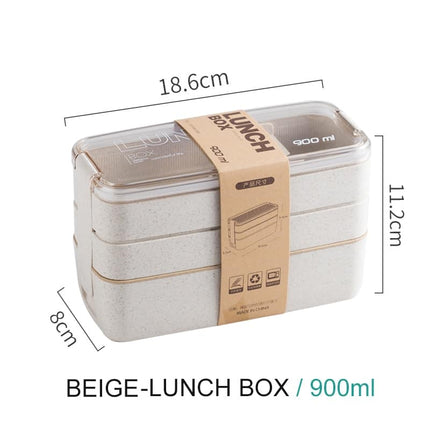 Portable 3 Layered Lunch Box - wnkrs