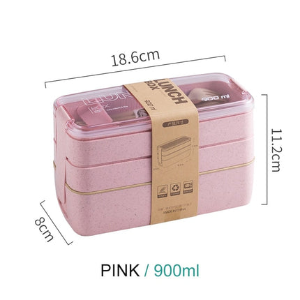Portable 3 Layered Lunch Box - wnkrs