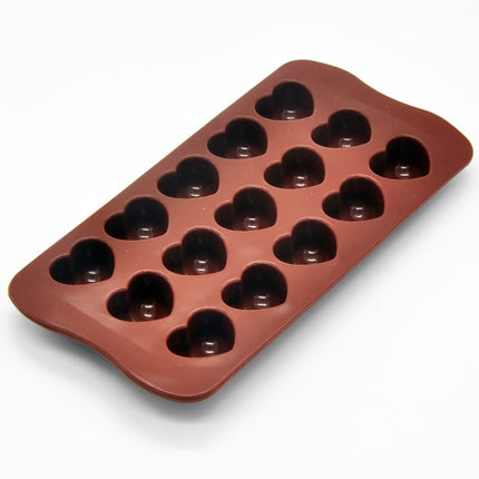 Non-Stick Heart Shaped Silicone Chocolate Mold - wnkrs