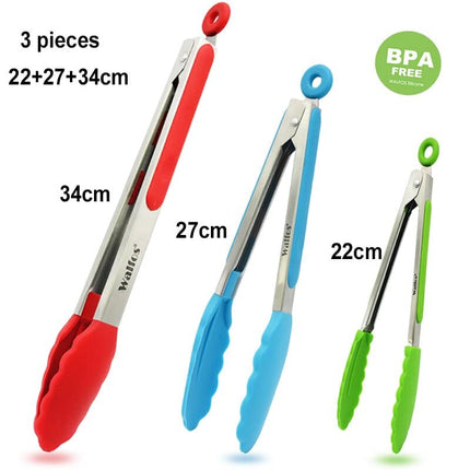 Silicone Serving BBQ Tongs - wnkrs